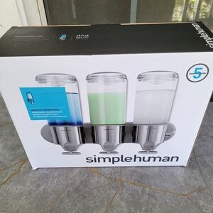 Simplehuman Triple Wall Mount Pump Dispenser